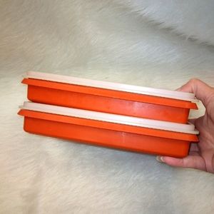 TUPPERWARE 861-20, 2 containers and 2 lids